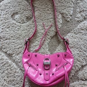 JW PEI Pink Studded Shoulder Bag